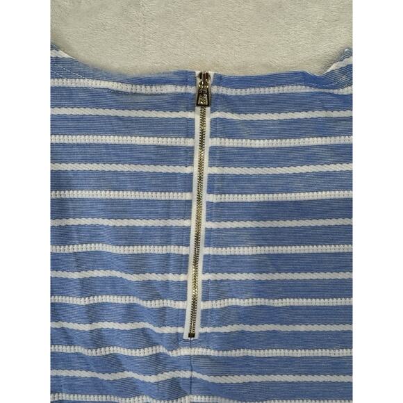 Sail to Sable STS Women’s Stripe Short Sleeve Mini Dress Blue White XL EUC - Picture 5 of 6